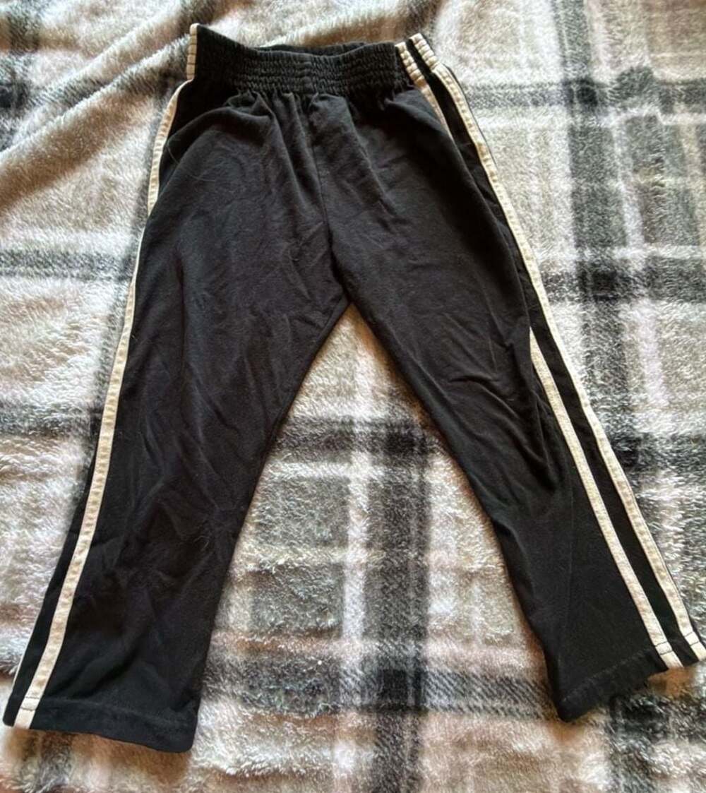 Garanimals Toddler Black Sweatpants Size 3T White Side Stripes